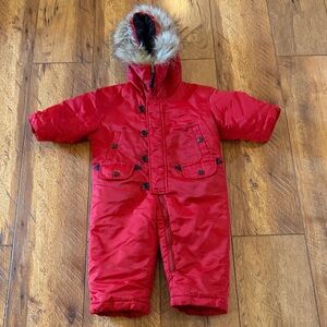 Polo Ralph Lauren Baby Snowsuit Large / XL Red